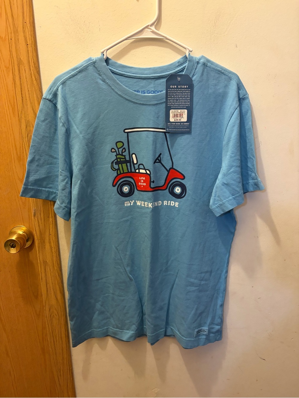 (M) Life is Good tee